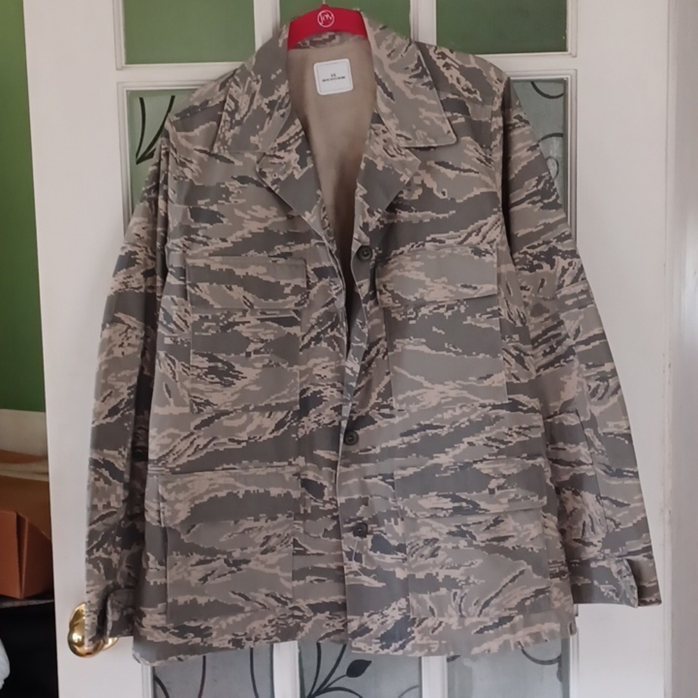 Camouflage utility coat women's size 14